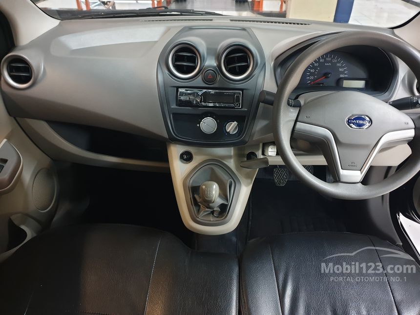 Jual Mobil Datsun GO+ 2016 T-OPTION 1.2 di Jawa Timur Manual MPV Hitam