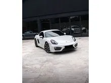 2013 Porsche Cayman 2.7 Standard Coupe White on Black Odo 27 Rb (TERMURAH)
