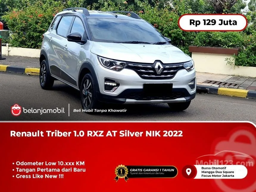 Jual Mobil Renault Triber 2022 RXZ 1.0 di DKI Jakarta Automatic SUV Silver Rp 129.000.000