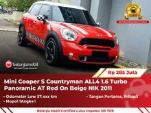 2011 MINI Countryman 1.6 Cooper S SUV AT Red 2011/2012 [ LOW KM ]