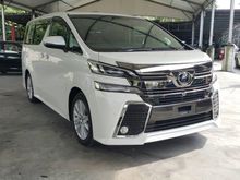2015 Toyota Vellfire 2.5 2.5 ZA Van 2.5 ZA 360 Camera Sunroof Pre Crash JBL Home Theater Sound System Unreg