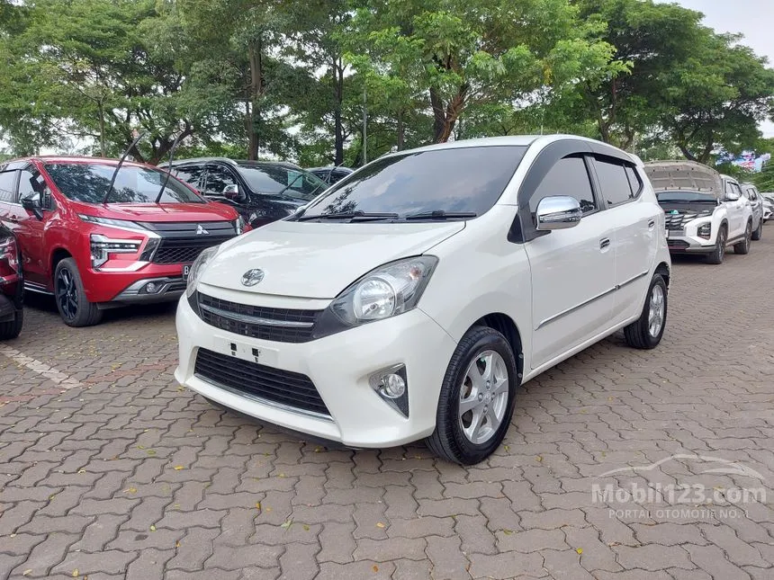 Jual Mobil Toyota Agya 2014 G 1.0 di Banten Automatic Hatchback Putih Rp 79.500.000