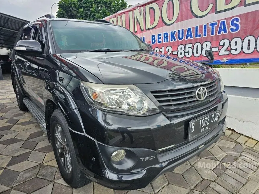 Jual Mobil Toyota Fortuner 2014 G 2.5 di Jawa Barat Automatic SUV Hitam Rp 255.000.000