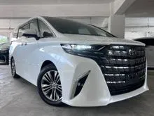 2024 Toyota Alphard 2.5 Z 7-Seater Full Spec Recon Unreg**360 Cam Pilot Seat Roof Monitor Ambient Light**Free 5 Years Warranty Free Services Petrol**