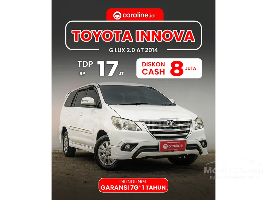 2014 Toyota Kijang Innova G Lux MPV