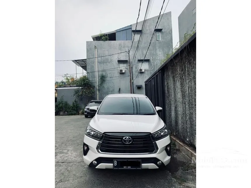 Jual Mobil Toyota Kijang Innova 2021 G 2.4 di Banten Automatic MPV Putih Rp 385.000.000