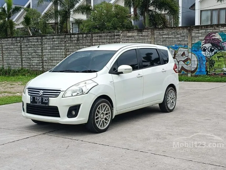 Jual Mobil Suzuki Ertiga 2014 GX 1.4 di Jawa Barat Automatic MPV Putih Rp 122.000.000