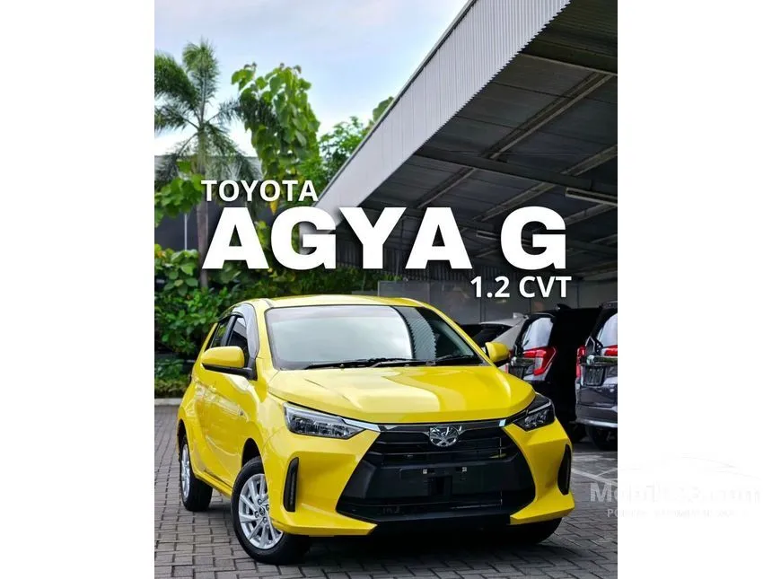 Jual Mobil Toyota Agya 2024 G 1.2 di DKI Jakarta Automatic Hatchback Kuning Rp 177.400.000