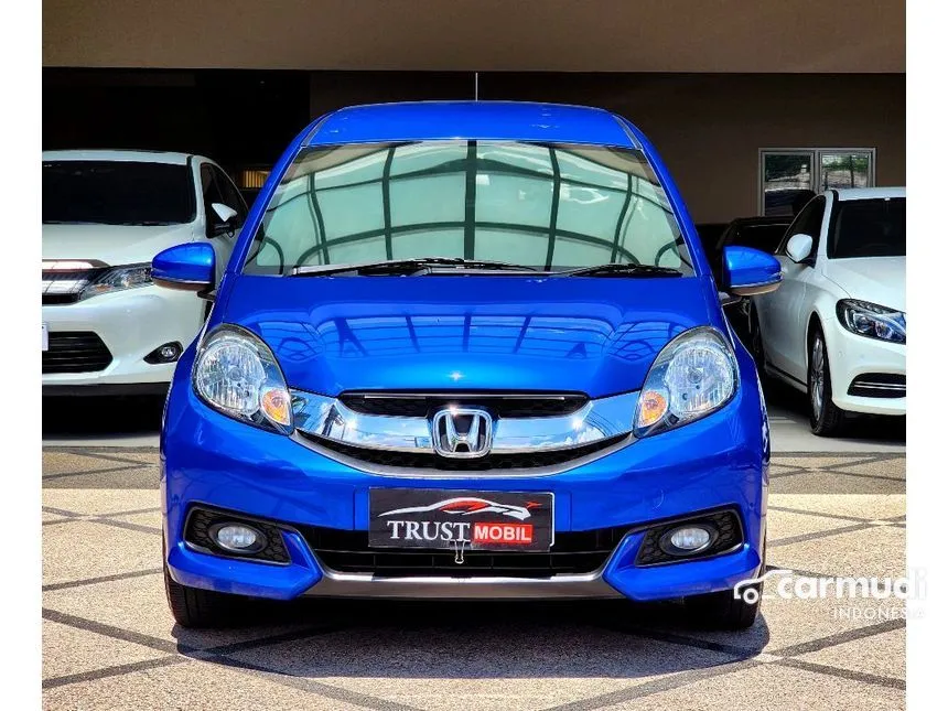 Jual Mobil Honda Mobilio 2016 E 1.5 di Jawa Timur Automatic MPV Biru Rp 147.500.000