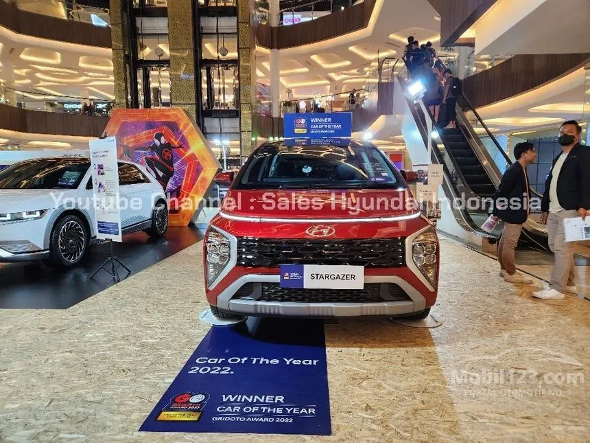 Jual Mobil Hyundai Stargazer 2023 Prime 1.5 di Jawa Barat Automatic Wagon Merah Rp 260.000.000