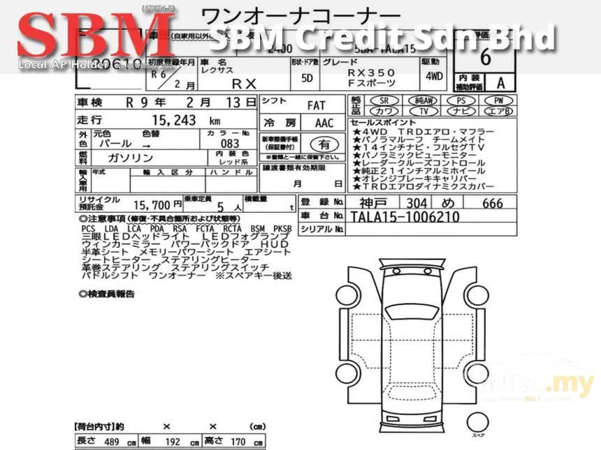 2024 Lexus RX 350 F Sport Handling SUV