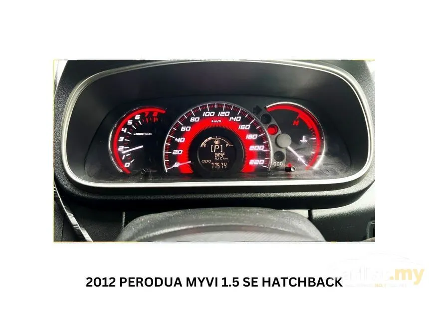 2012 Perodua Myvi SE Hatchback