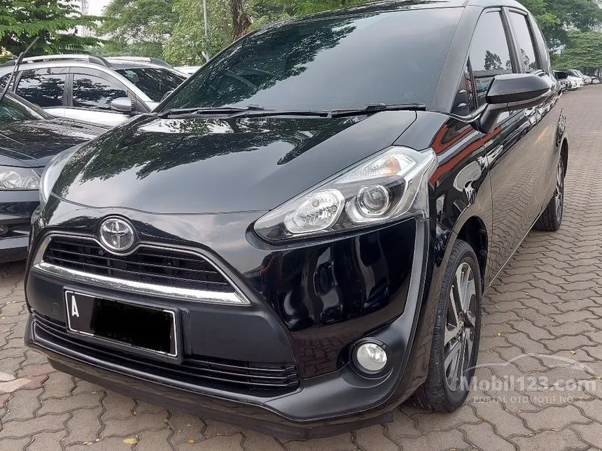 Jual Mobil Toyota Sienta 2017 V 1.5 di Banten Automatic MPV Hitam Rp 155.000.000