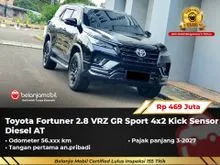 2022 Toyota Fortuner 2.8 GR Sport 4X2 SUV Kick Sensor Diesel AT Hitam NIK 2022 [ PAJAK PANJANG ]