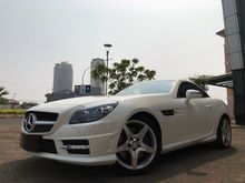 MERCEDES-BENZ SLK200 AMG 2012 2013 WHITE ON RED ATPM FULL OPTION PANORAMIC TDP 150JT