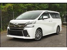 2015/2016/2017 Toyota Vellfire 2.5 Z G Edition MPV