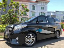 2017 Toyota Alphard 2.5 G Van Wagon Nik17 Black On Beige Km20rb Antik Pilot Seat PBD TDP.225JT