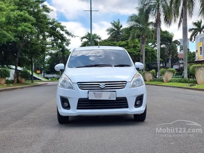 Jual Mobil Suzuki Ertiga 2015 GX 1.4 di Banten Manual MPV Putih Rp 122.000.000