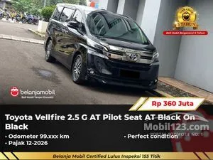 2016 Toyota Vellfire 2.5 G MPV
