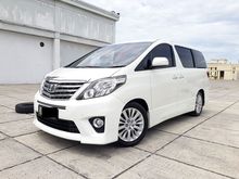 Toyota Alphard 2.4 SC Premium Sound At 2012 Pakaian Pribadi Mobil Mulus Terawat