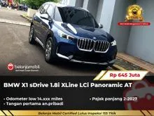 2023 BMW X1 1.5 sDrive18i xLine SUV Facelift LCi Panoramic AT Biru NIK 2023 [ LOW MILES ]