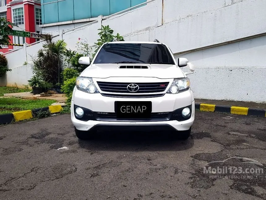 Jual Mobil Toyota Fortuner 2014 G TRD 2.5 di DKI Jakarta Automatic SUV Putih Rp 280.000.000