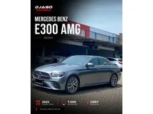 2022 Mercedes-Benz E300 2.0 AMG Line Sedan Grey on Black Abu-abu Abu Mercy E 300