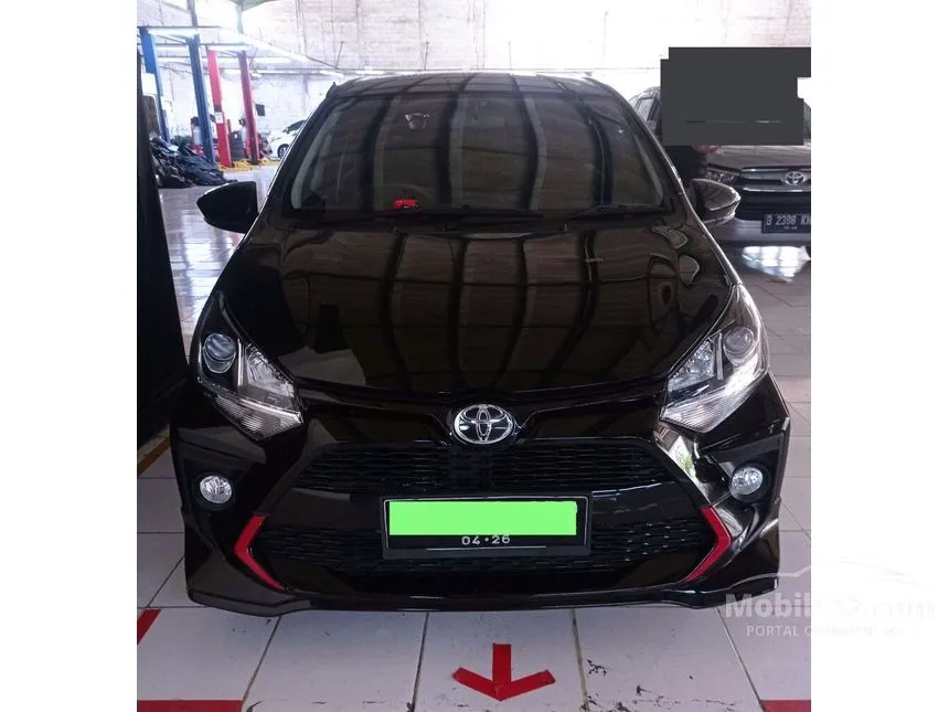 Jual Mobil Toyota Agya 2021 G 1.2 di Banten Manual Hatchback Hitam Rp 129.000.000