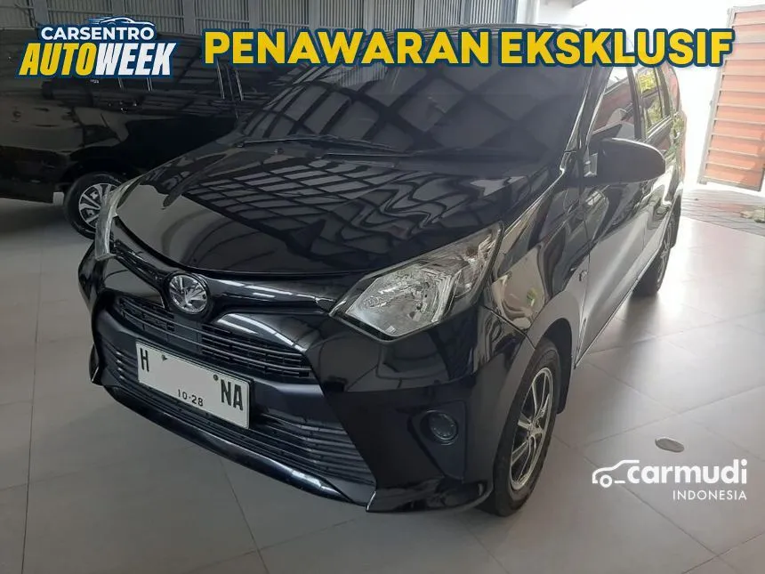 Jual Mobil Toyota Calya 2018 E 1.2 di Jawa Tengah Manual MPV Hitam Rp 109.000.000