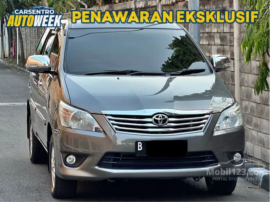 Jual Mobil Toyota Kijang Innova 2012 G 2.5 di Jawa Tengah Automatic MPV Abu