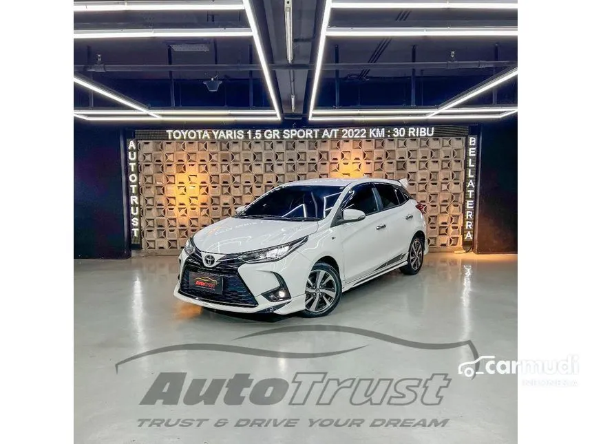 Jual Mobil Toyota Yaris 2022 S GR Sport 1.5 di Banten Automatic Hatchback Putih Rp 220.000.009