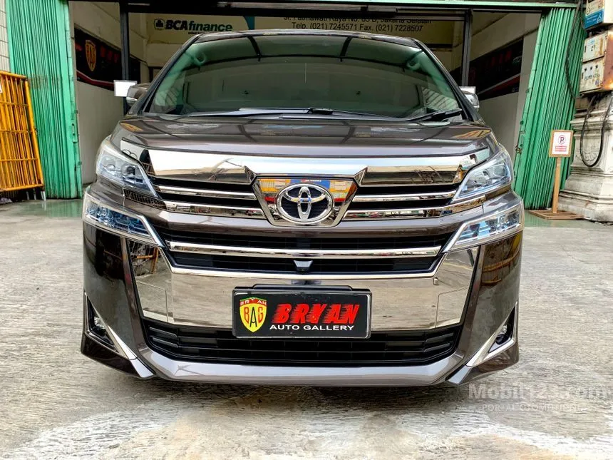 Jual Mobil Toyota Vellfire 2018 G 2.5 di DKI Jakarta Automatic Van Wagon Hitam Rp 729.000.000