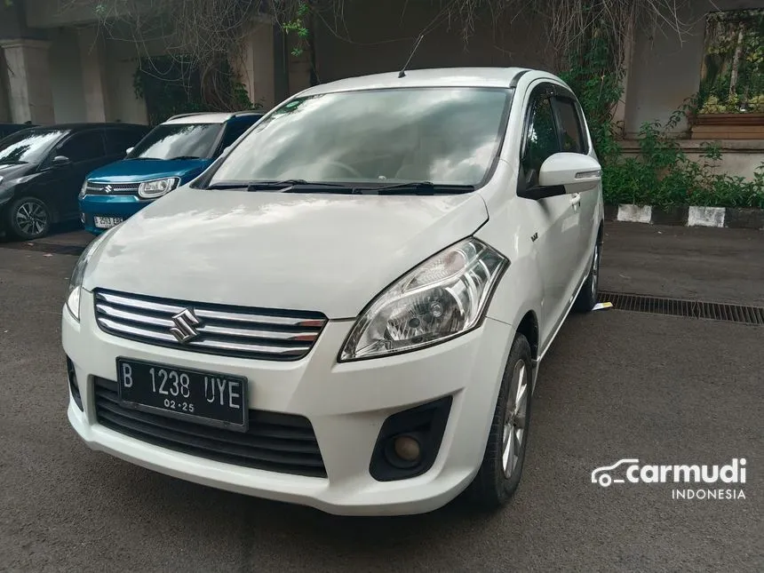Jual Mobil Suzuki Ertiga 2014 GL 1.4 di Banten Automatic MPV Putih Rp 125.000.000