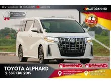 2015 Toyota Alphard 2.5 GSC Package MPV CBU Japan Garansi Bebas Tabrak Banjir Siap Pakai Mulus