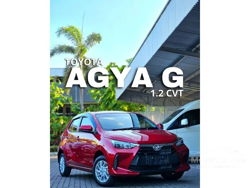 Jual Mobil Toyota Agya 2024 G 1.2 di Jawa Barat Automatic Hatchback Merah Rp 180.300.000