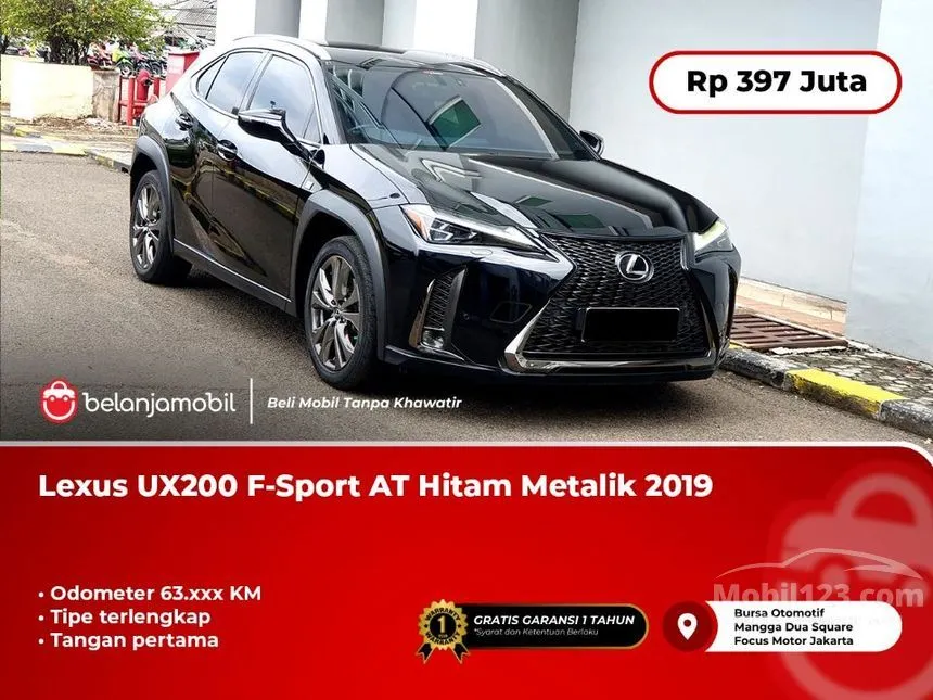 Jual Mobil Lexus UX 200 2019 F Sport 2.0 di DKI Jakarta Automatic SUV Hitam Rp 397.000.000