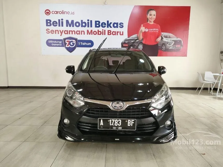Jual Mobil Toyota Agya 2018 TRD 1.2 di Banten Automatic Hatchback Hitam Rp 126.000.000