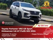 2024 Toyota Fortuner 2.8 GR Sport 4X2 SUV VRZ AT Putih 2024/2025 [ GARANSI 5TH ]