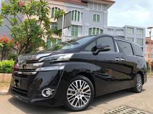 2017 Toyota Vellfire 2.5 G ATPM BLACK ON BLACK