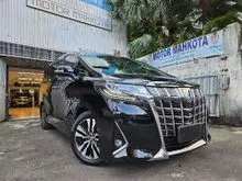 2018 Toyota Alphard 2.5 G MPV 37 rb km Toyota Alphard 2.5 G atpm facelift 2019 nik 2018 hitam black antik bagus sekali full original istimewa