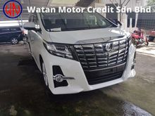 2015 Toyota Alphard 2.5 SA MPV UNREG ACTUAL YEAR MAKE 2015