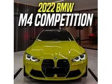 2022 BMW M4 3.0 Competition Coupe Yellow on Orange M4 Comp M4C Kuning