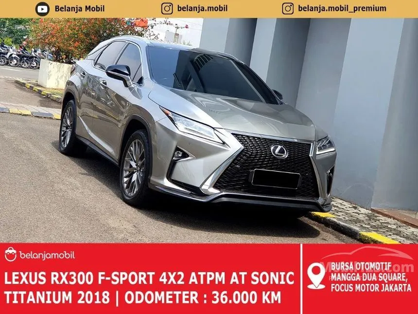 Jual Mobil Lexus RX 300 2018 F Sport 2.0 di DKI Jakarta Automatic SUV Abu