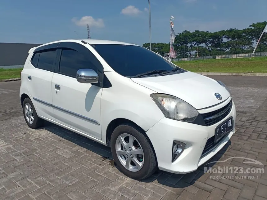 Jual Mobil Toyota Agya 2015 G 1.0 di Banten Automatic Hatchback Putih Rp 85.000.000