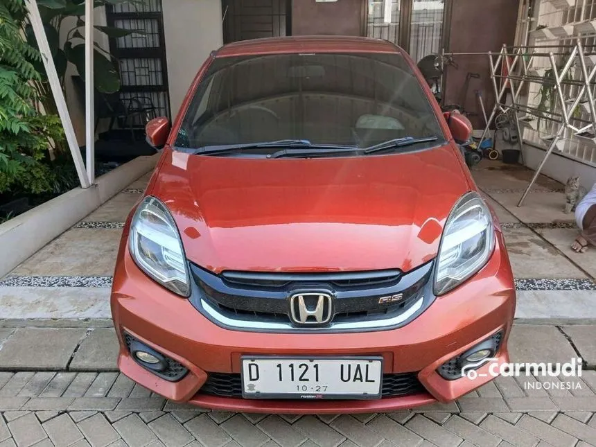 Jual Mobil Honda Brio 2017 RS 1.2 di Jawa Barat Automatic Hatchback Merah Rp 134.000.000