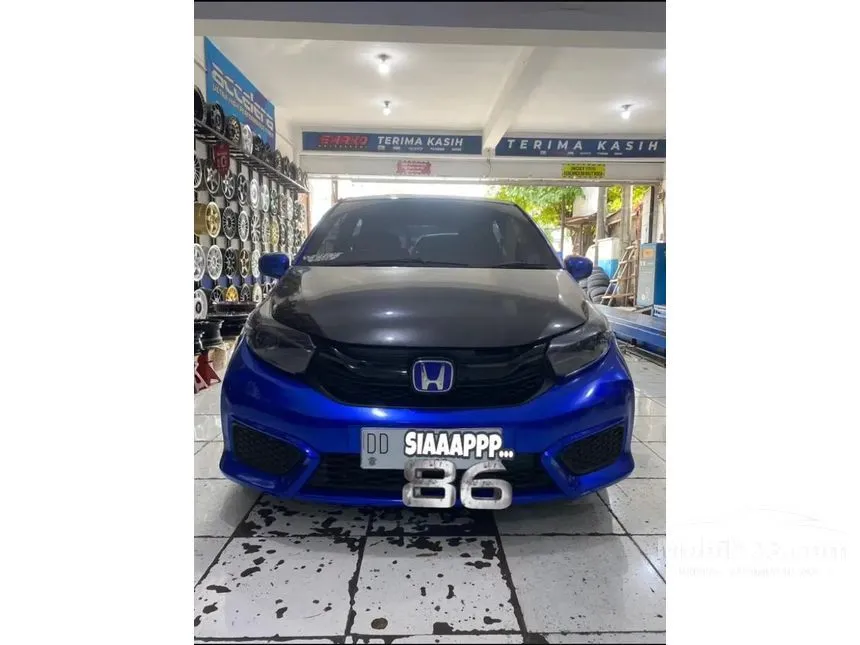 Jual Mobil Honda Brio 2017 Satya S 1.2 di Sulawesi Selatan Manual Hatchback Biru Rp 131.000.000