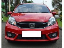 2018 Honda Brio 1.2 Satya E Hatchback AT Merah Orisinil