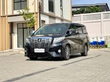 2015 Toyota Alphard 2.5 G MPV Matic Hitam KM LOW Antik Kondisi Siap Pakai
