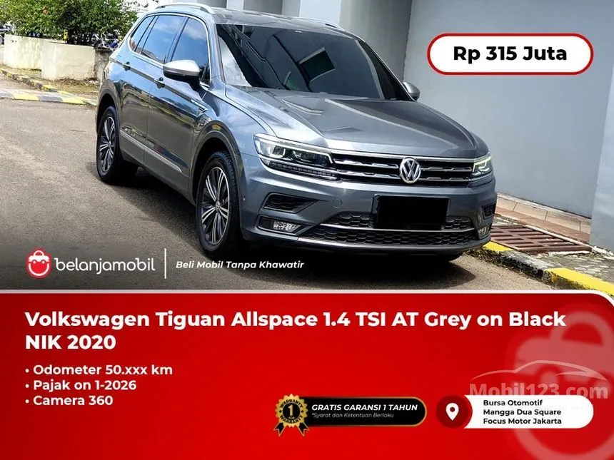 Jual Mobil Volkswagen Tiguan 2020 TSI Allspace 1.4 di DKI Jakarta Automatic SUV Abu