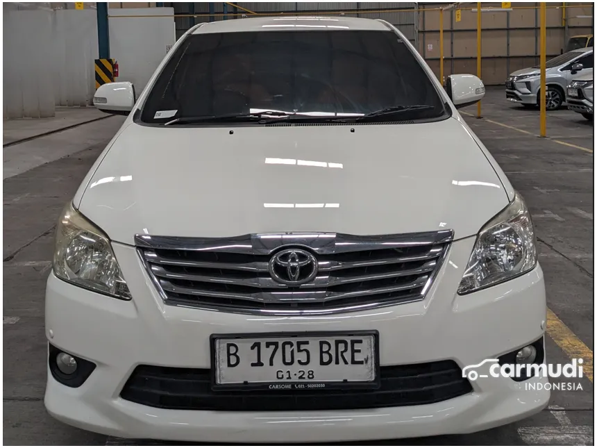 Jual Mobil Toyota Kijang Innova 2013 V 2.0 di DKI Jakarta Automatic MPV Putih Rp 170.000.000